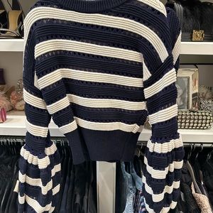 Lovely Self Portrait puff sleeve sweater, new with tags. Size M